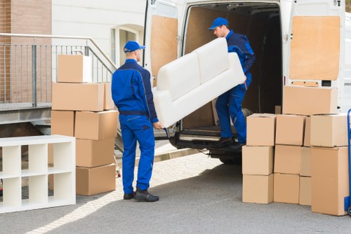 Commercial moving services at Nottinghill Storage