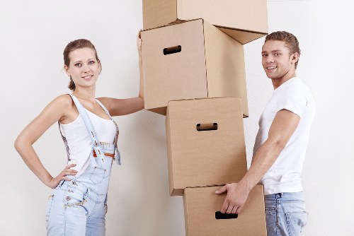 Packing and organizing items for storage with Man and Van