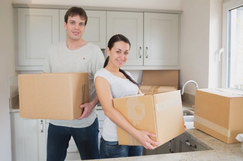 Customer utilizing storage services in Notting Hill